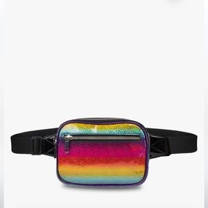 NWT Tipsy Elves Rainbow Glitter Fanny pack